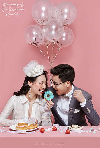 清新婚纱照
